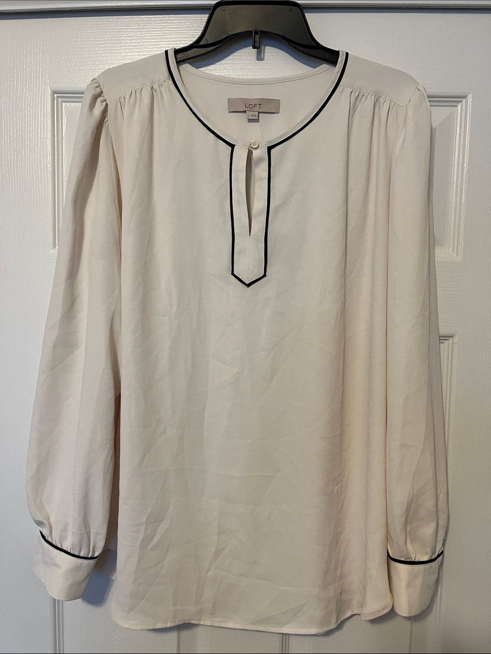 Elegant Cream Blouse by LOFT NWT
